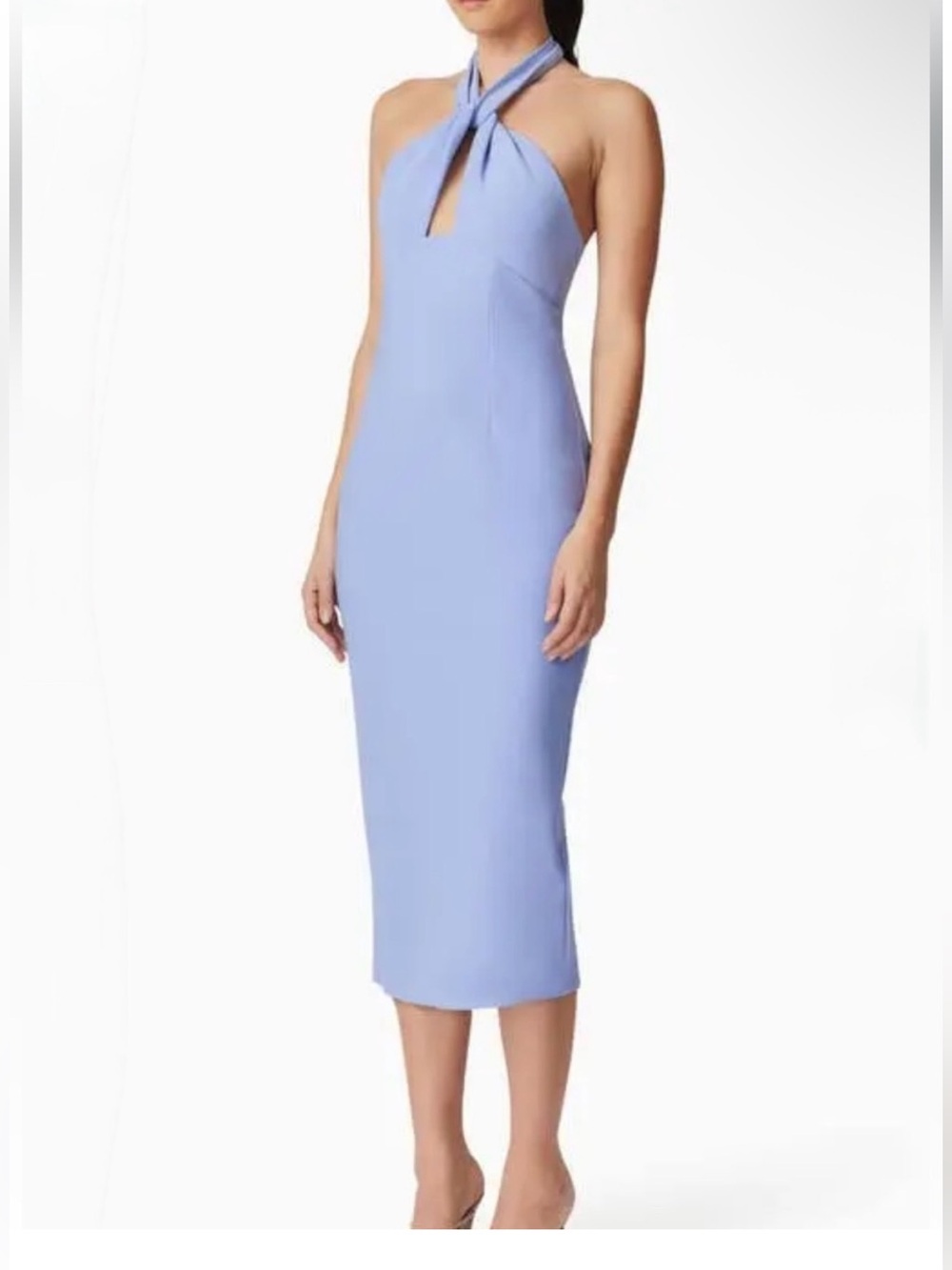 ELLIATT Victoria Halter Neck Stretch Crepe Cocktail Dress NWT SIZE SMALL ORANGE